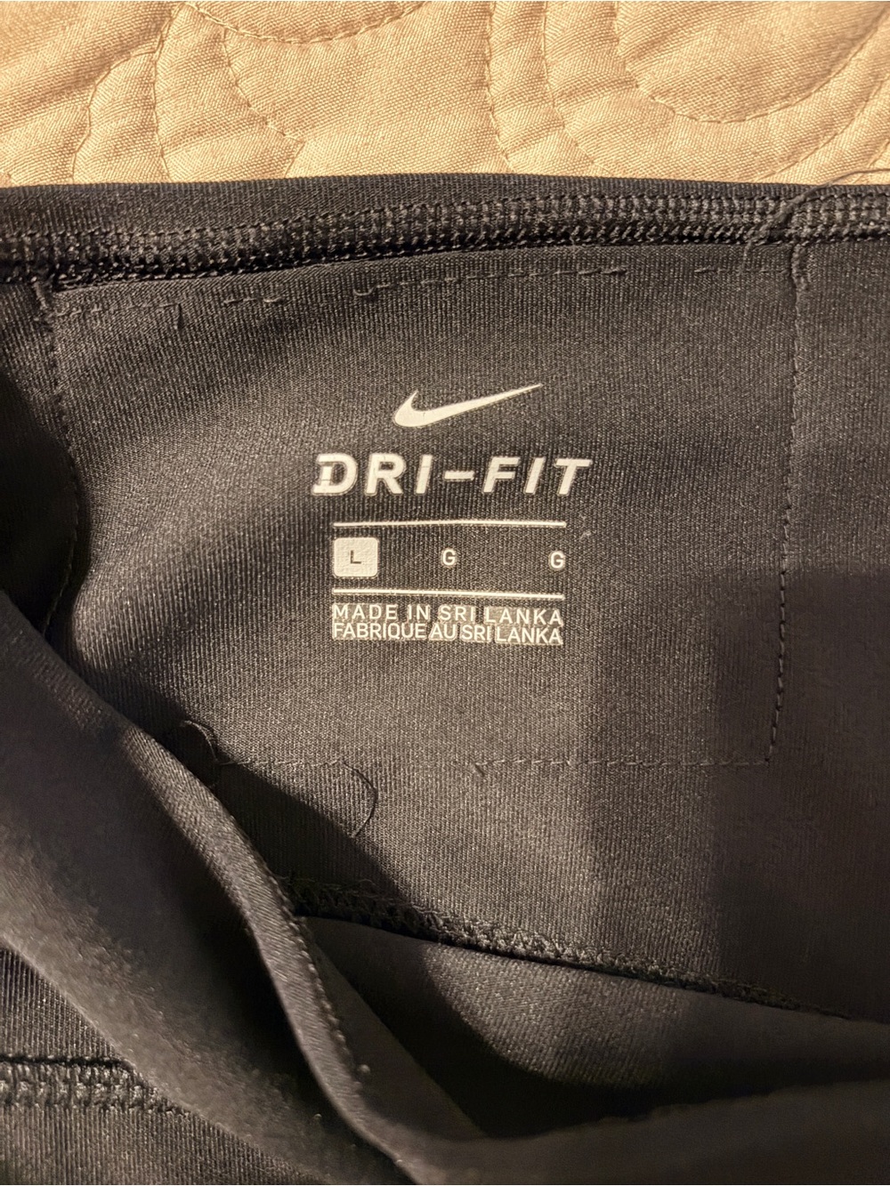 Nike Dri-FIT Black Bootcut Leg Yoga Pants Size Large High Rise Athletic - Picture 3 of 8